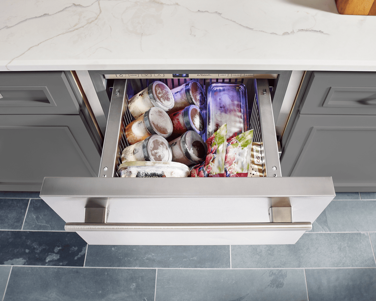 TRUE RESIDENTIAL 24″ Undercounter Freezer Drawer Solid Stainless - Stainless Steel (TUF24DSSC)