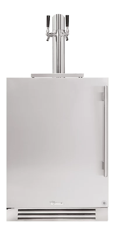 TRUE RESIDENTIAL Beverage Dispenser, Left Hinge - Stainless Steel (TUR24DDLSSC)