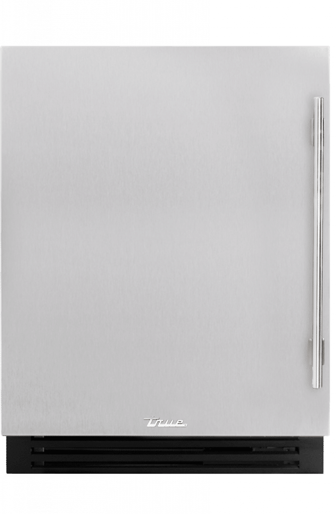 True Residential 24″ ADA Height Wine Cabinet Stainless Solid - Stainless Steel (TUWADA24LSAS)