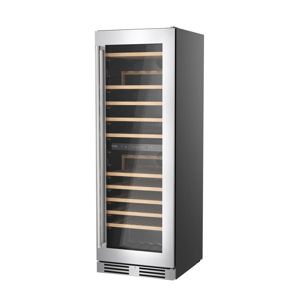 Thor Kitchen 24 Inch Freestanding Dual Zone Wine Cellar, 115 Bottle Capacity Thor Kitchen - Panel Ready (TWC2470D)