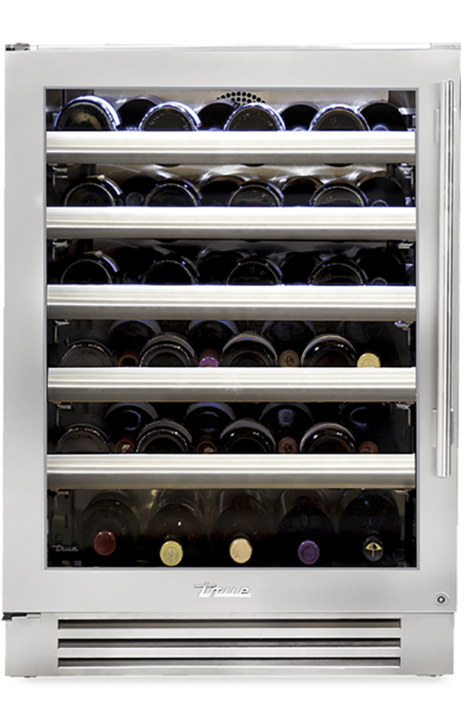TRUE RESIDENTIAL 5.8 cu. ft. 24″ Wine Cabinet Stainless Glass With Left Hinge - Other (TWC24LSGC)