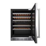 Thor Kitchen 24 Inch Undercounter Dual Zone Wine Cooler, 46 Bottle Capacity Thor Kitchen - Stainless Steel (TWC24UD)