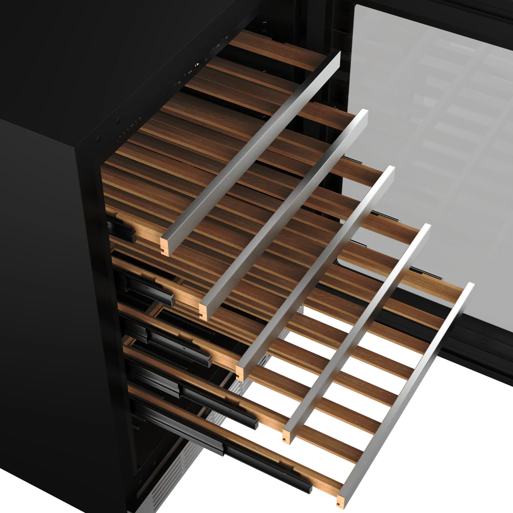 THOR KITCHEN 24-inch Single Zone Wine Cooler, 46 Wine Bottle Capacity - Stainless Steel (TWC24US)