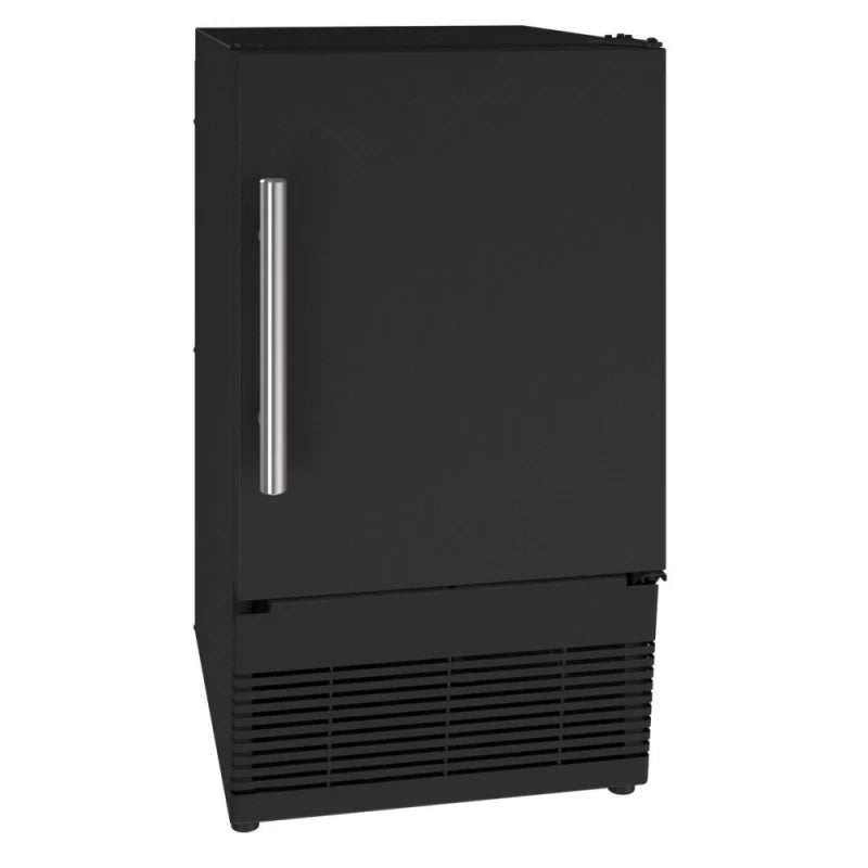 U-Line 15" Crescent Ice Maker in Black Solid - Black (UACR015BS01A)