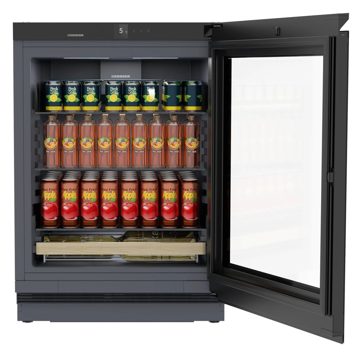 LIEBHERR Fully Integrated under counter beverage refrigerator - Glass (UBCGB3730)