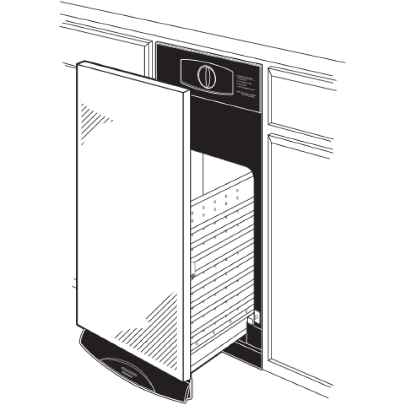 GE Universal 15" Built-In Compactor - Stainless Steel (UCG1520NSS)