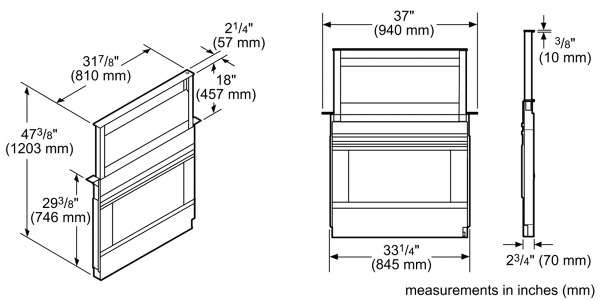 THERMADOR Masterpiece® Downdraft Ventilation 37'' - Stainless Steel (UCVP36XS)