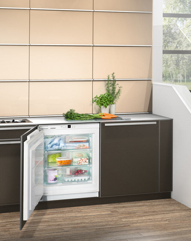 LIEBHERR Integrated under-worktop freezer with NoFrost - Stainless Steel (UF501)