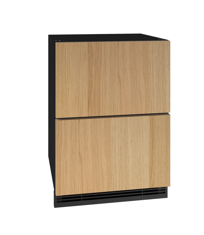 U-Line 24" Refrigerator Drawers in Integrated Solid - Integrated Solid (UHDR124IS61A)