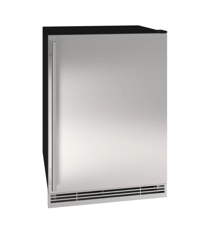 U-Line 24" Refrigerator in Stainless Solid - Stainless Solid (UHRE124SS01A)