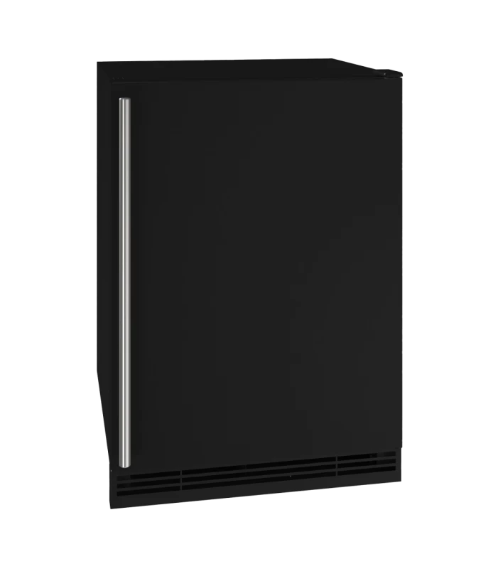 U-Line 24" Refrigerator/Freezer in Black Solid - Other (UHRF124BS01A)