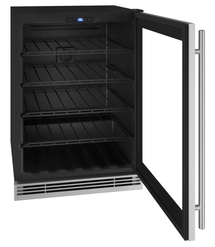 U-Line 24" Wine Refrigerator in Stainless Frame - Stainless Frame (UHWC024SG01A)