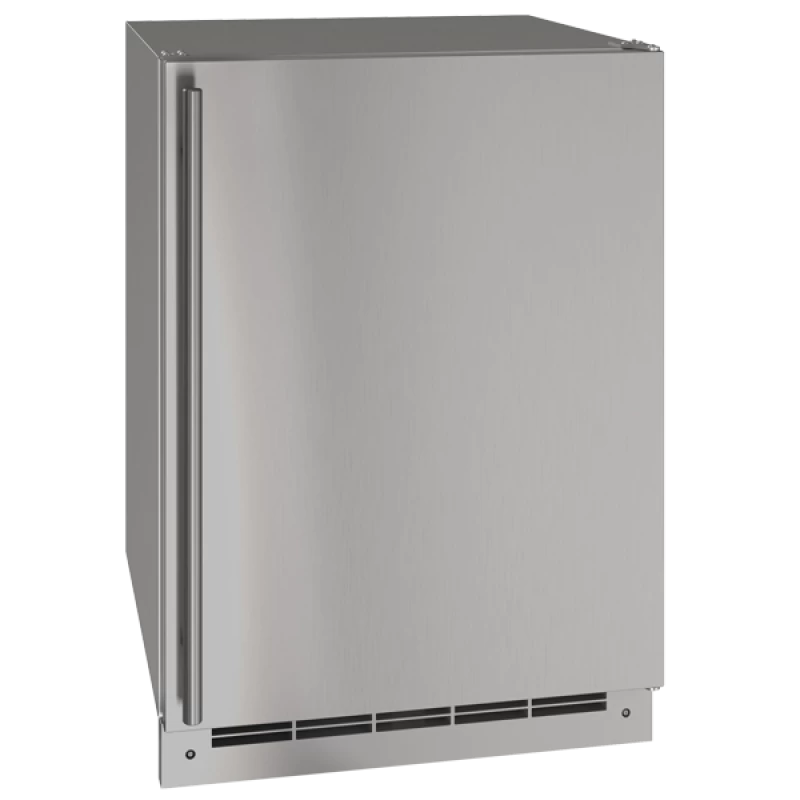U-Line 24" Refrigerator in Stainless Solid - Stainless Steel (UORE124SS31A)