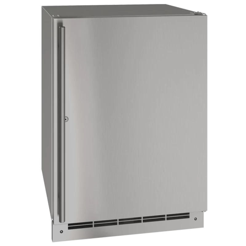 U-Line 24" Refrigerator in Stainless Solid - Stainless Steel (UORE124SS31A)