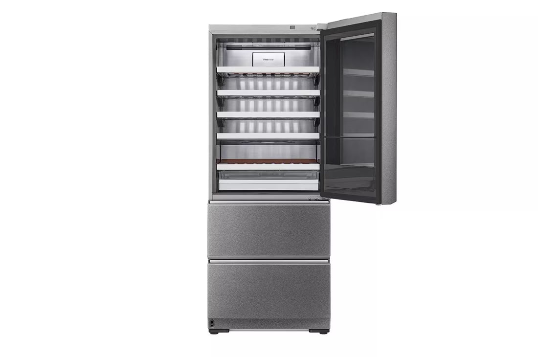 LG Signature 15 Cu. Ft. Smart Wi-fi Enabled Instaview® Wine Cellar Refrigerator - Textured Steel (URETC1408N)
