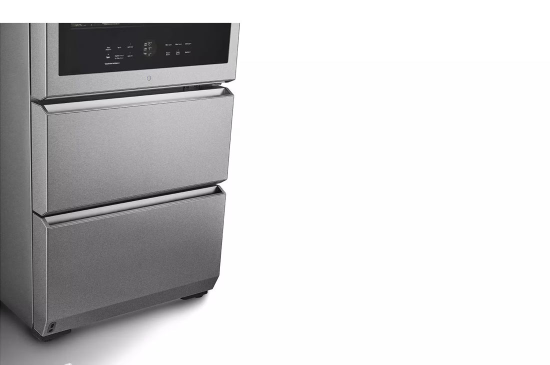 LG Signature 15 Cu. Ft. Smart Wi-fi Enabled Instaview® Wine Cellar Refrigerator - Textured Steel (URETC1408N)