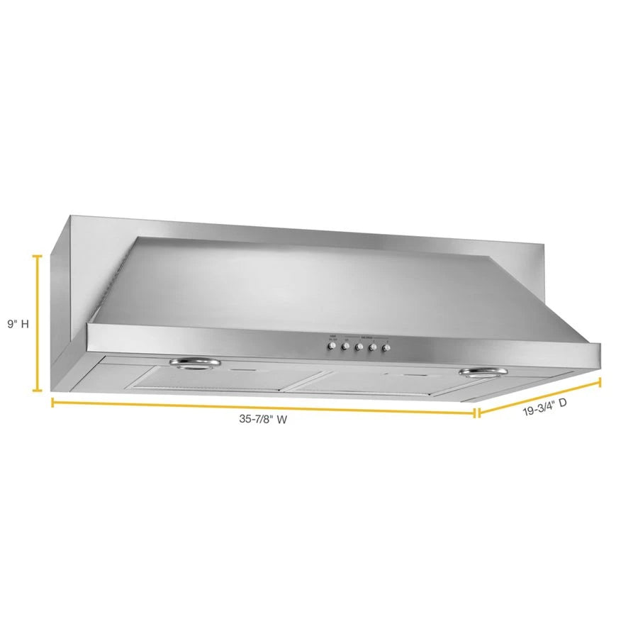 KITCHENAID 36" Convertible Under-cabinet Hood - Stainless Steel (UXT5536AAS)