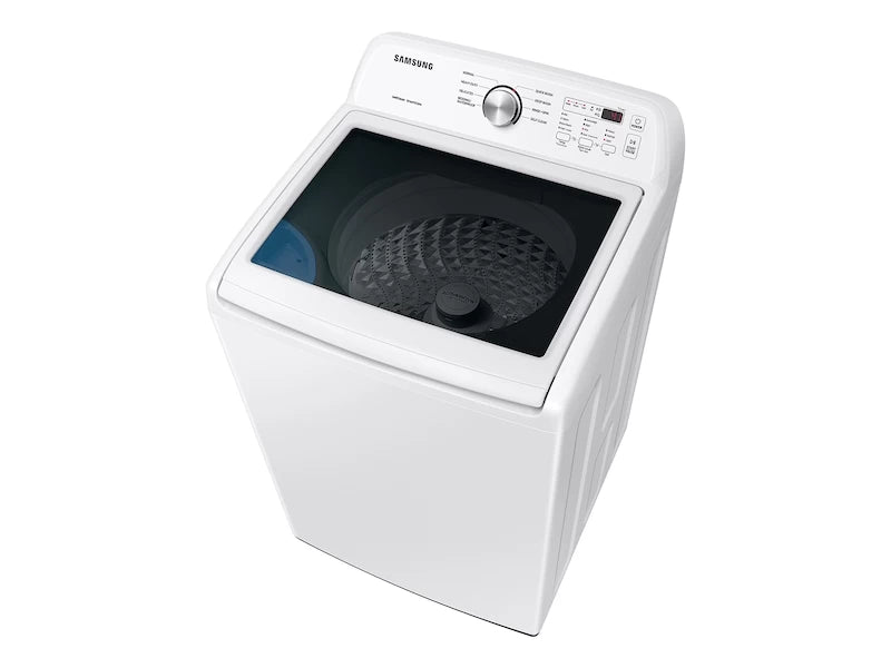 Samsung 4.4 cu. ft. Top Load Washer with ActiveWave™ Agitator and Soft-Close Lid in White - White (WA44A3205AWA4)