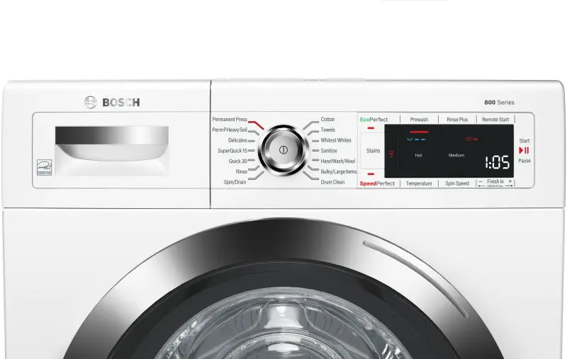 Bosch Bosch 800 Series Compact Washer 24" 1400 rpm - White (WAW285H2UC)