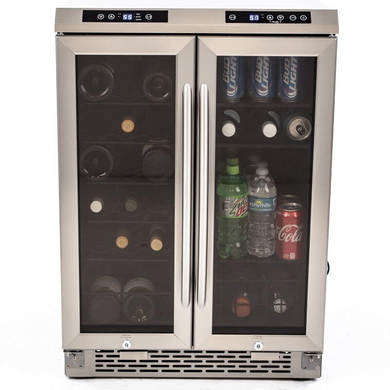AVANTI Avanti 19 Bottle/66 Can Dual-Zone Wine u0026 Beverage Center - Stainless Steel / 3 cu. ft. -  (WBV19DZ)