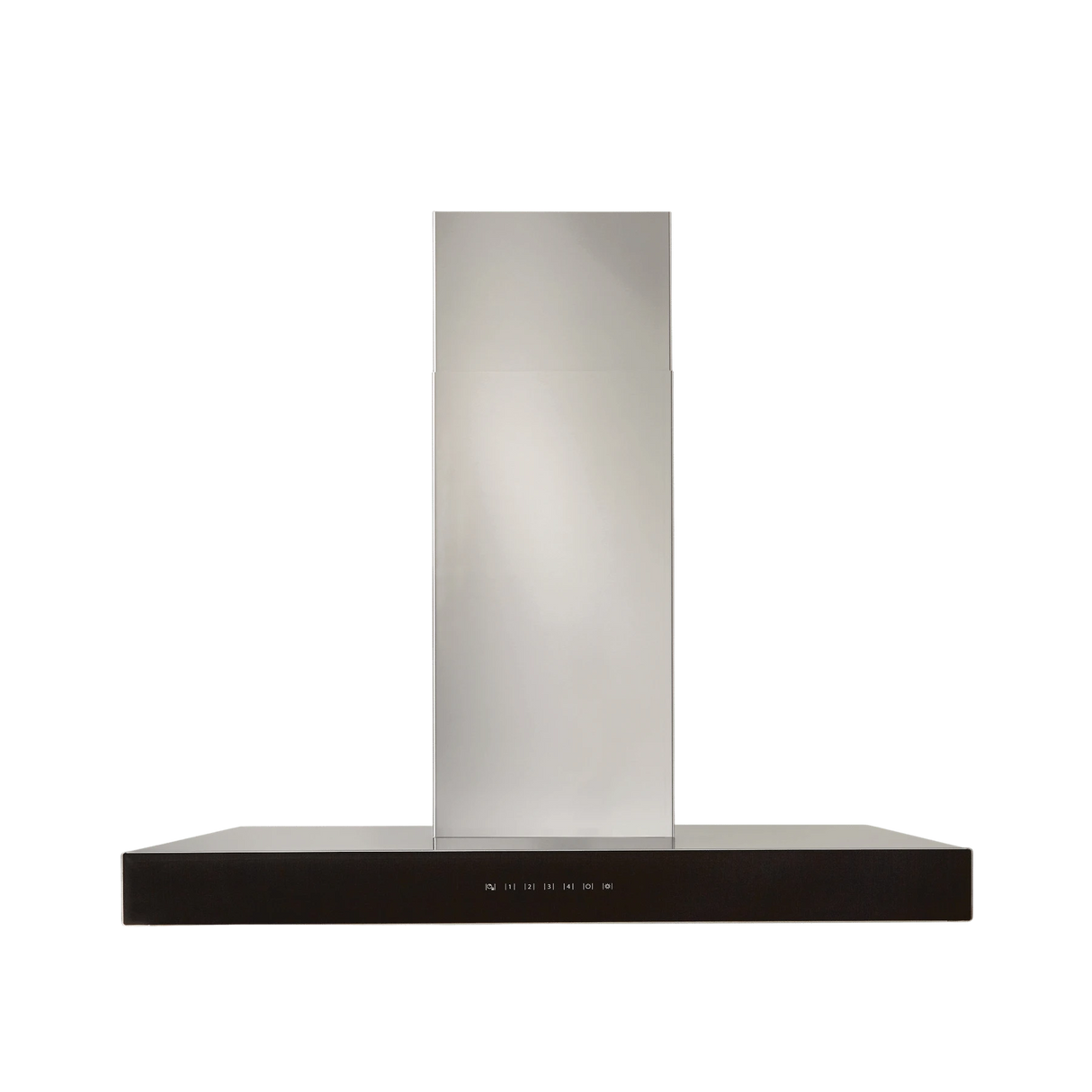 BEST RANGE HOODS 36-inch 650 Max Blower Cfm Stainless Steel Chimney Range Hood With Purled™ Light System And Black Glass (wcb3 Series) - Stainless Steel and Black Glass (WCB3I36SBB)