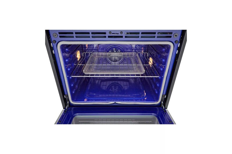 LG 1.7/4.7 Cu. Ft. Smart Combination Wall Oven With Convection And Air Fry - Print Proof Stainless Steel (WCEP6423F)