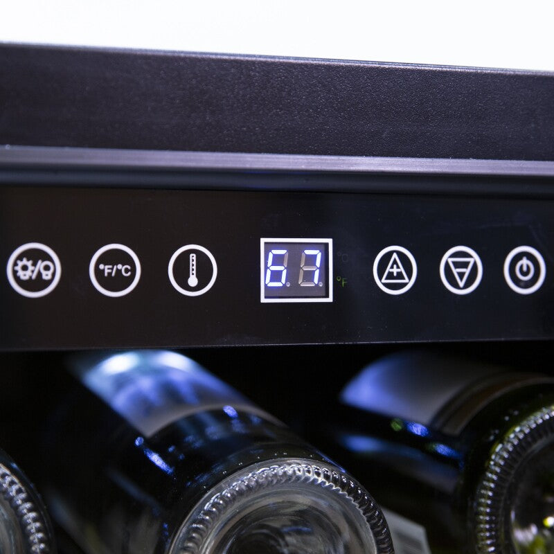 AVANTI Avanti 28 Bottle DESIGNER Series Wine Cooler - Stainless Steel / 28 Bottles -  (WCF281E3SS)