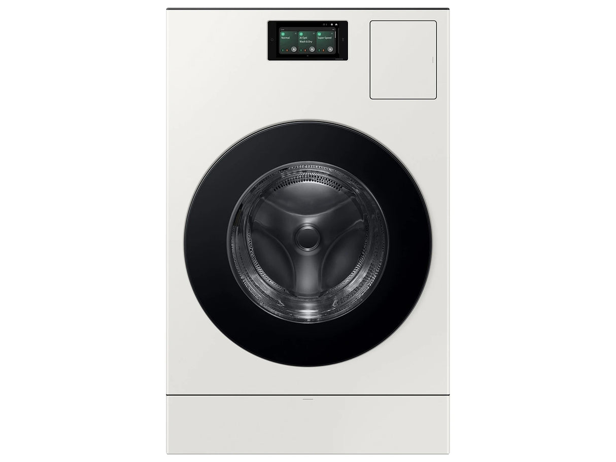 Samsung AI Home 7" LCD Display | AI OptiWash™ and Dry | 5.3 cu.ft. - Ivory (WD53DBA900HYA1)