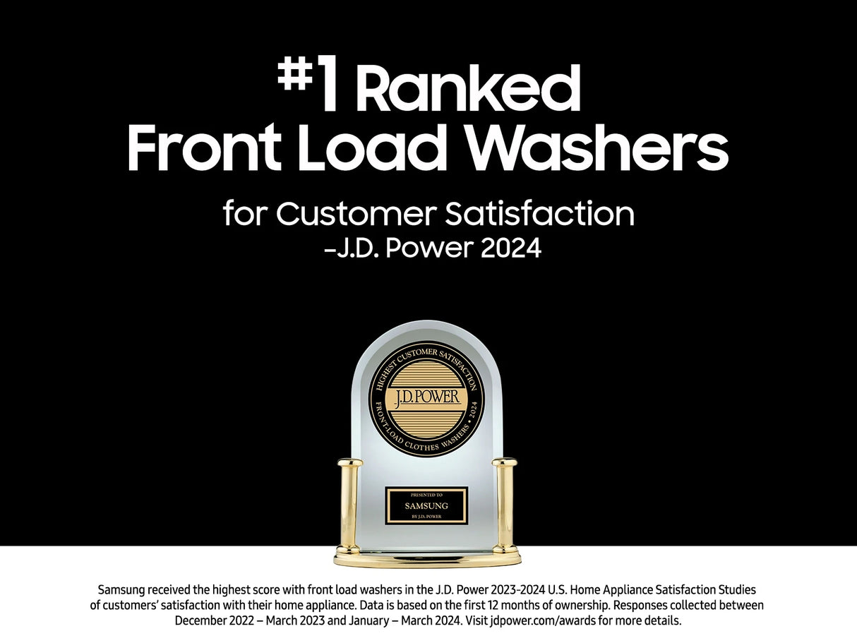 Samsung AI Home 7" LCD Display | AI OptiWash™ and Dry | 5.3 cu.ft. - Ivory (WD53DBA900HYA1)