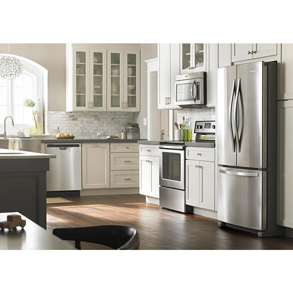 Whirlpool ENERGY STAR® certified dishwasher with 1-Hour Wash cycle - Monochromatic Stainless Steel (WDF520PADM)