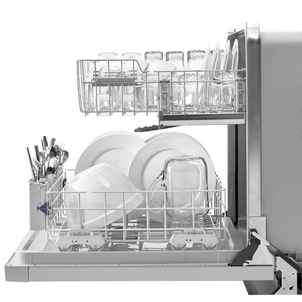 Whirlpool ENERGY STAR® certified dishwasher with 1-Hour Wash cycle - Monochromatic Stainless Steel (WDF520PADM)