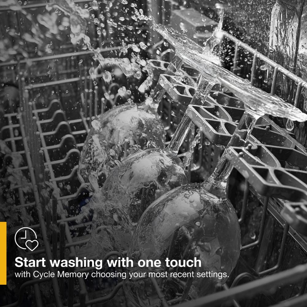 Whirlpool ENERGY STAR® certified dishwasher with 1-Hour Wash cycle - Monochromatic Stainless Steel (WDF520PADM)