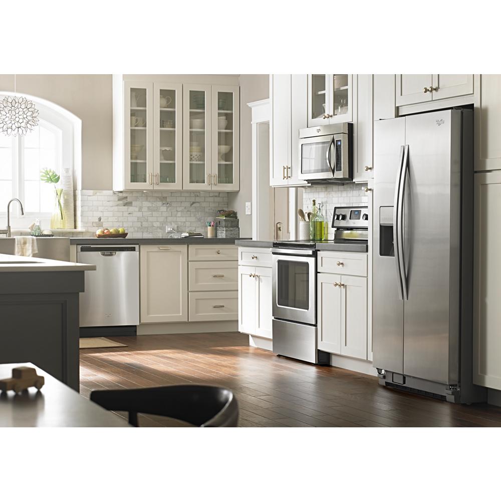 Whirlpool ENERGY STAR® certified dishwasher with 1-Hour Wash cycle - Monochromatic Stainless Steel (WDF520PADM)