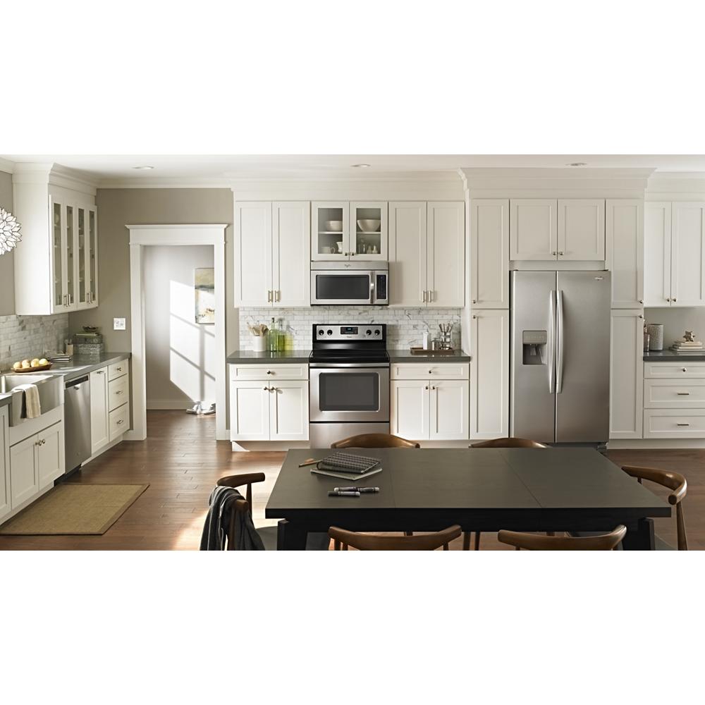 Whirlpool ENERGY STAR® certified dishwasher with 1-Hour Wash cycle - Monochromatic Stainless Steel (WDF520PADM)