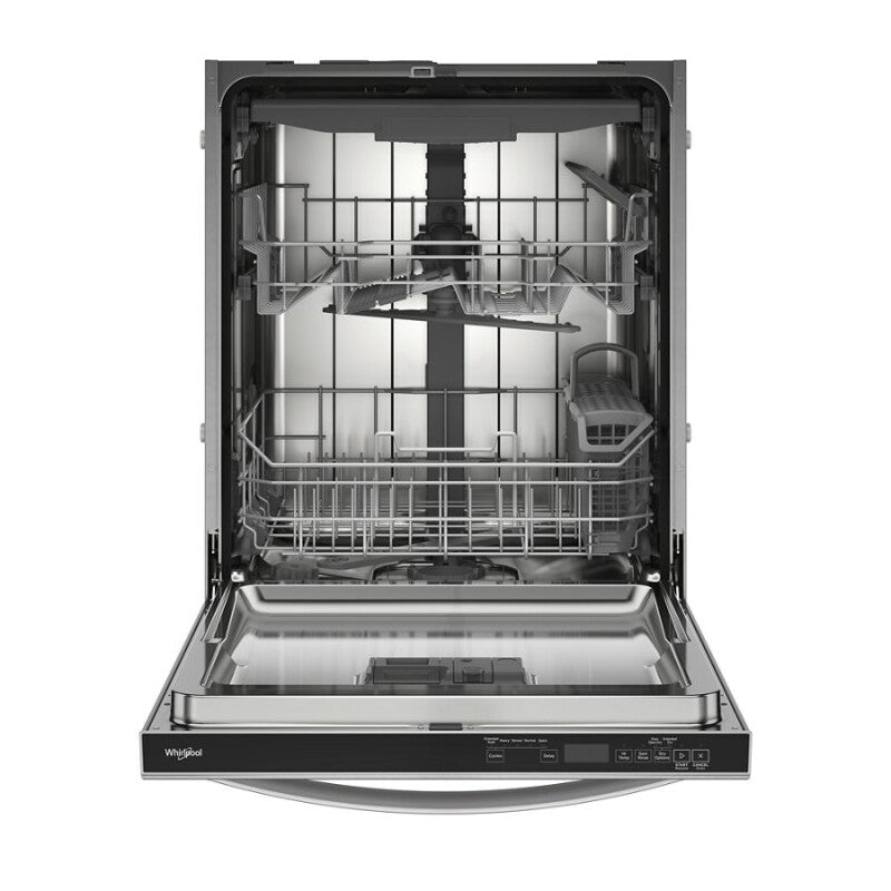 Whirlpool 44 dBA ADA Compliant Dishwasher Flush with Cabinets with 3rd Rack - Fingerprint Resistant Stainless Steel (WDT550SAPZ)