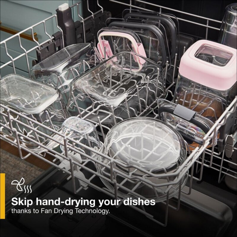 Whirlpool 51 dBA Quiet Dishwasher with 3rd Rack - Fingerprint Resistant Stainless Steel (WDT730HAMZ)