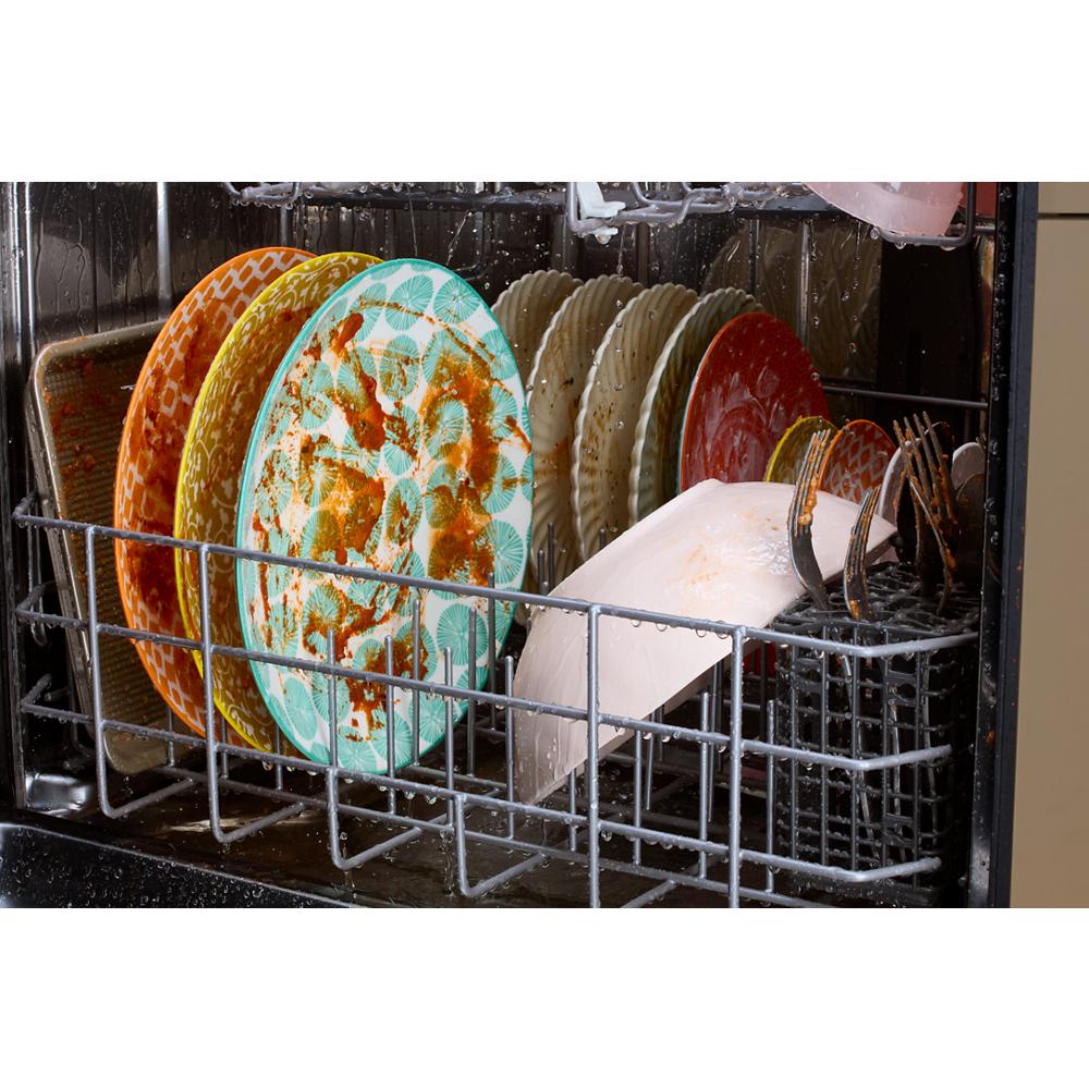 Whirlpool 24” Stainless Steel Dishwasher with AI Intelligent Wash - 47 dBA - Print Resist Black Stainless (WDT750SAKV)