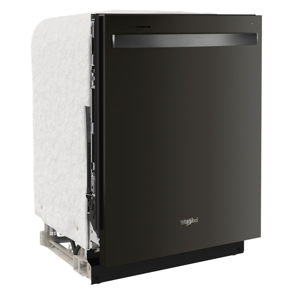 Whirlpool 24” Stainless Steel Dishwasher with AI Intelligent Wash - 47 dBA - Print Resist Black Stainless (WDT750SAKV)