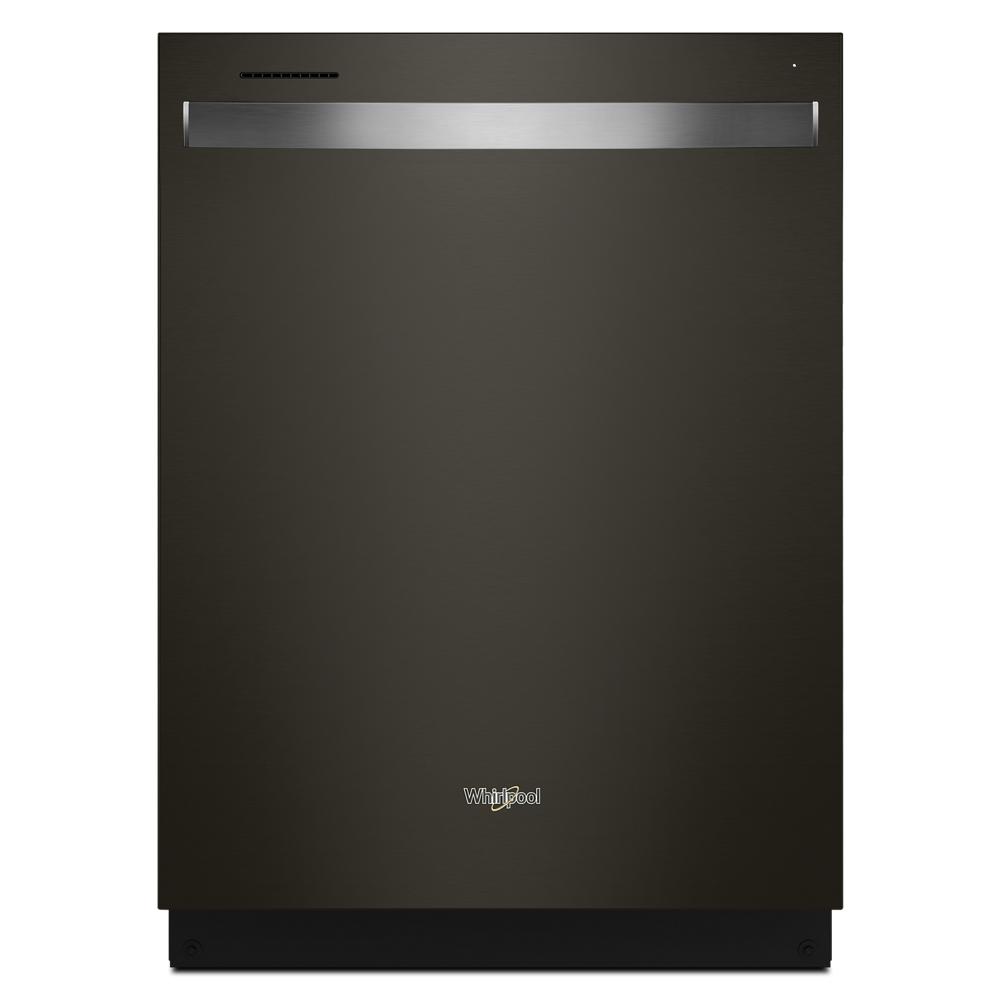 Whirlpool 24” Stainless Steel Dishwasher with AI Intelligent Wash - 47 dBA - Print Resist Black Stainless (WDT750SAKV)
