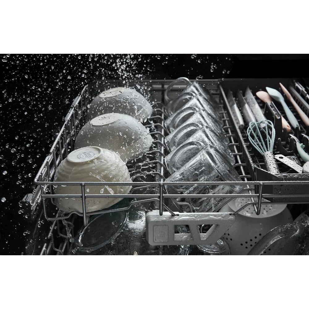 WHIRLPOOL 24” Stainless Steel Dishwasher with AI Intelligent Wash - 47 dBA - Fingerprint Resistant Stainless Steel (WDT750SAKZ)