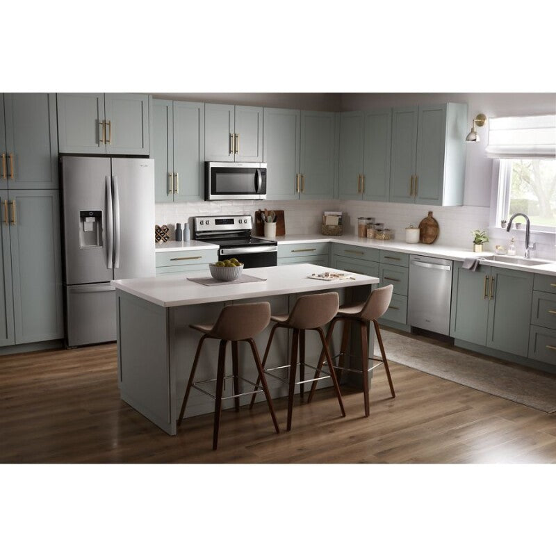 Whirlpool 24” Stainless Steel Dishwasher with AI Intelligent Wash - 47 dBA - Fingerprint Resistant Stainless Steel (WDT750SAKZ)