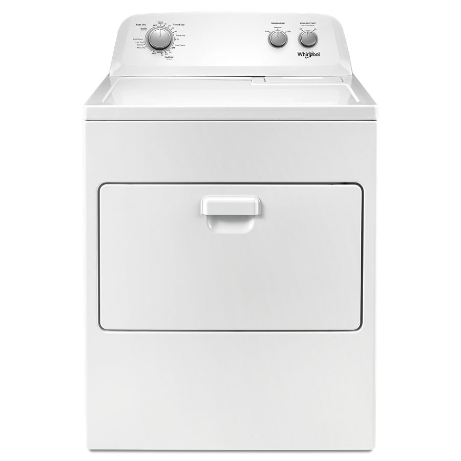 Whirlpool 7.0 cu. ft. Top Load Electric Dryer with AutoDry™ Drying System - White (WED4850HW)