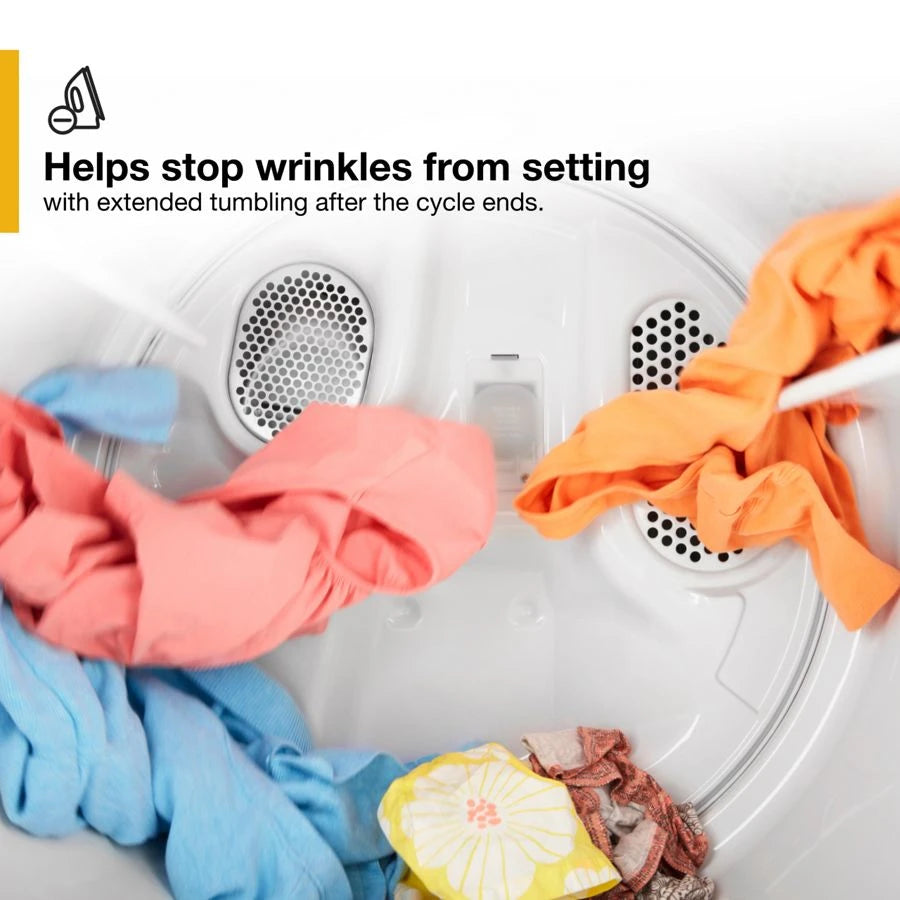 WHIRLPOOL 7.0 cu. ft. Top Load Electric Dryer with AutoDry™ Drying System - White (WED4950HW)