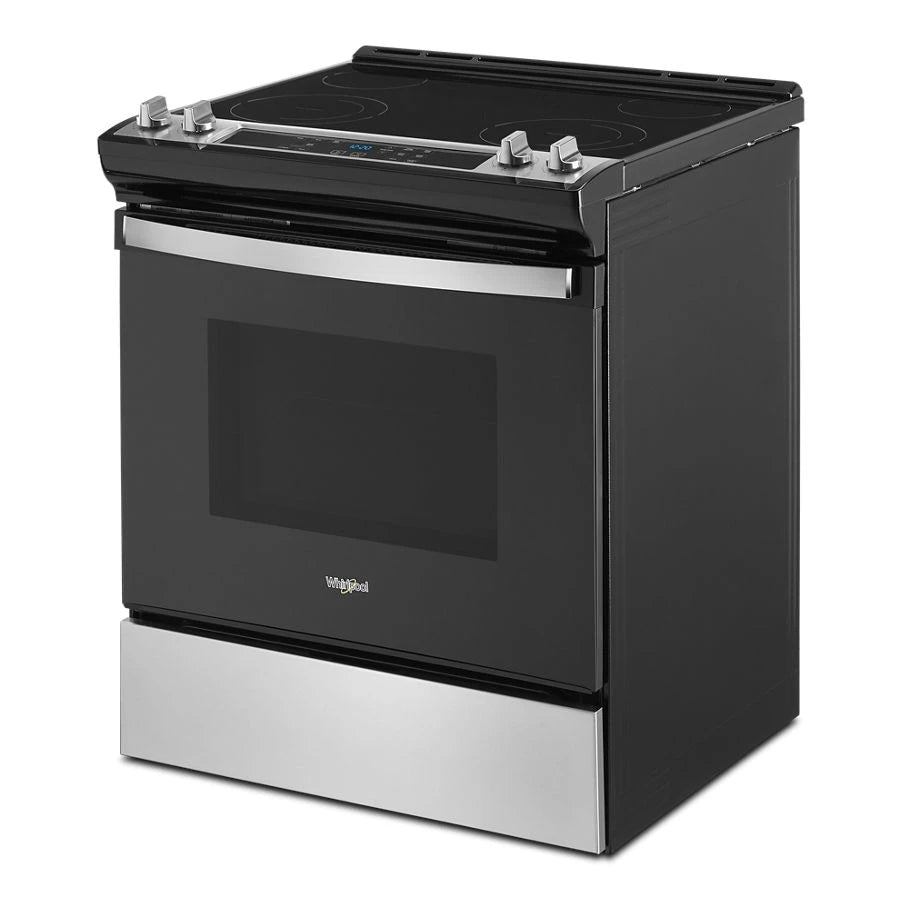 WHIRLPOOL 4.8 Cu. Ft. Whirlpool® Electric Range with Frozen Bake™ Technology - Stainless Steel (WEE515S0LS)