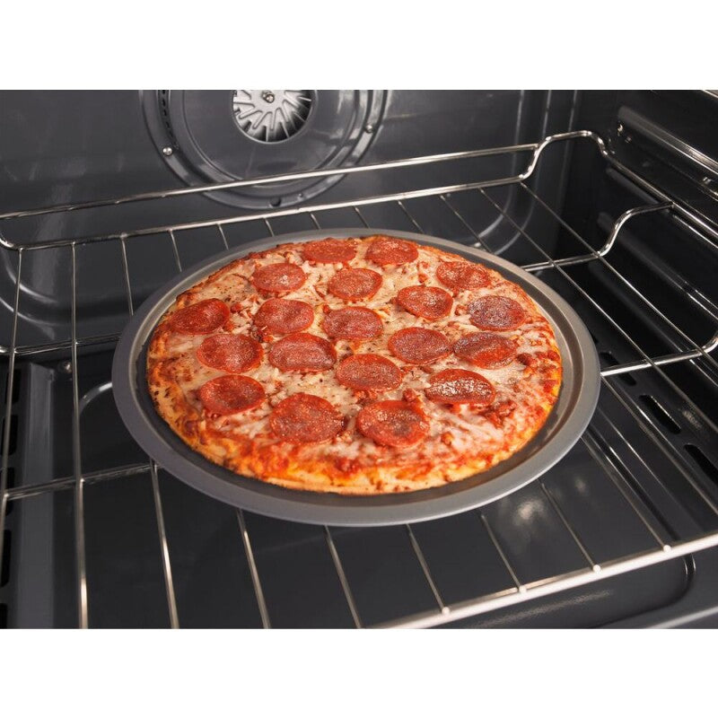 Whirlpool 6.4 Cu. Ft. Slide-In Electric Range with True Convection - Black-on-Stainless (WEE745H0FS)