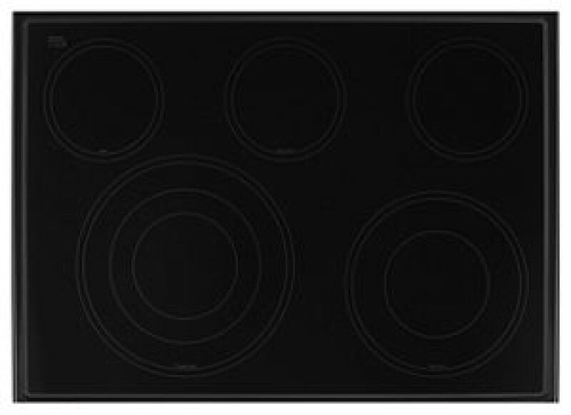 Whirlpool 6.4 Cu. Ft. Slide-In Electric Range with True Convection - Black-on-Stainless (WEE745H0FS)