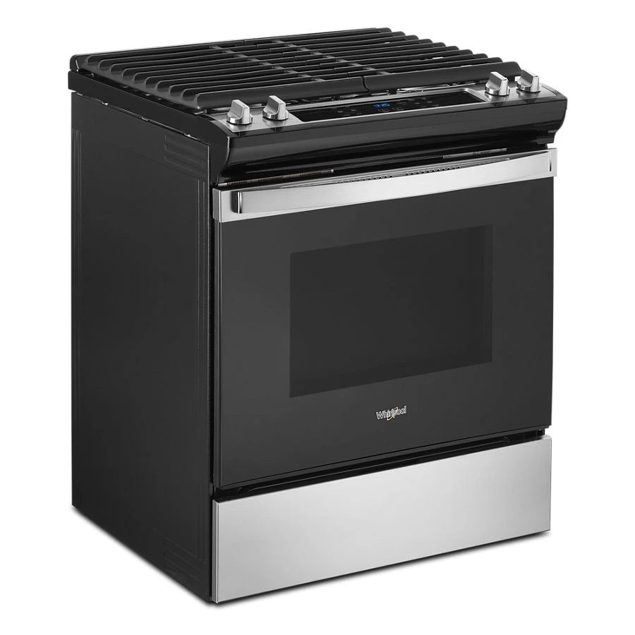 WHIRLPOOL 5.0 Cu. Ft. Whirlpool® Gas Range with Frozen Bake™ Technology - Stainless Steel (WEG515S0LS)