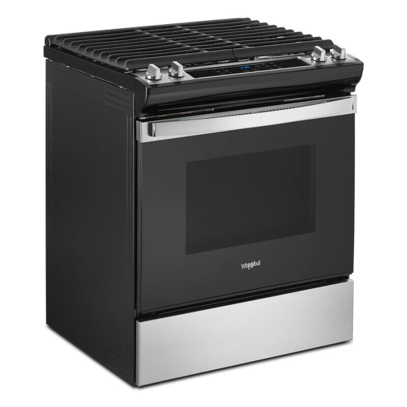 Whirlpool 5.0 Cu. Ft. Whirlpool® Gas Range with Frozen Bake™ Technology - Stainless Steel (WEG515S0LS)