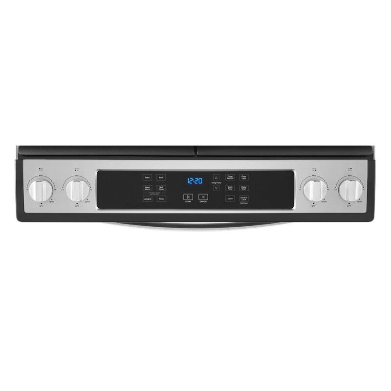 Whirlpool 5.0 Cu. Ft. Whirlpool® Gas Range with Frozen Bake™ Technology - Stainless Steel (WEG515S0LS)