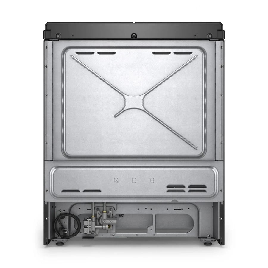 Whirlpool 5.8 Cu. Ft. Smart Slide-in Gas Range With Air Fry, When Connected - Black Stainless (WEG750H0HV)